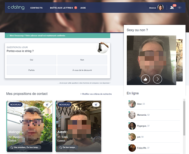 C-Dating sexy ou non