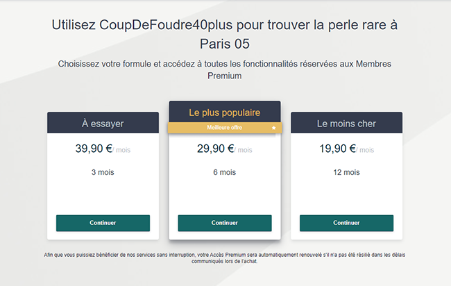 CoupDeFoudre40plus accès premium